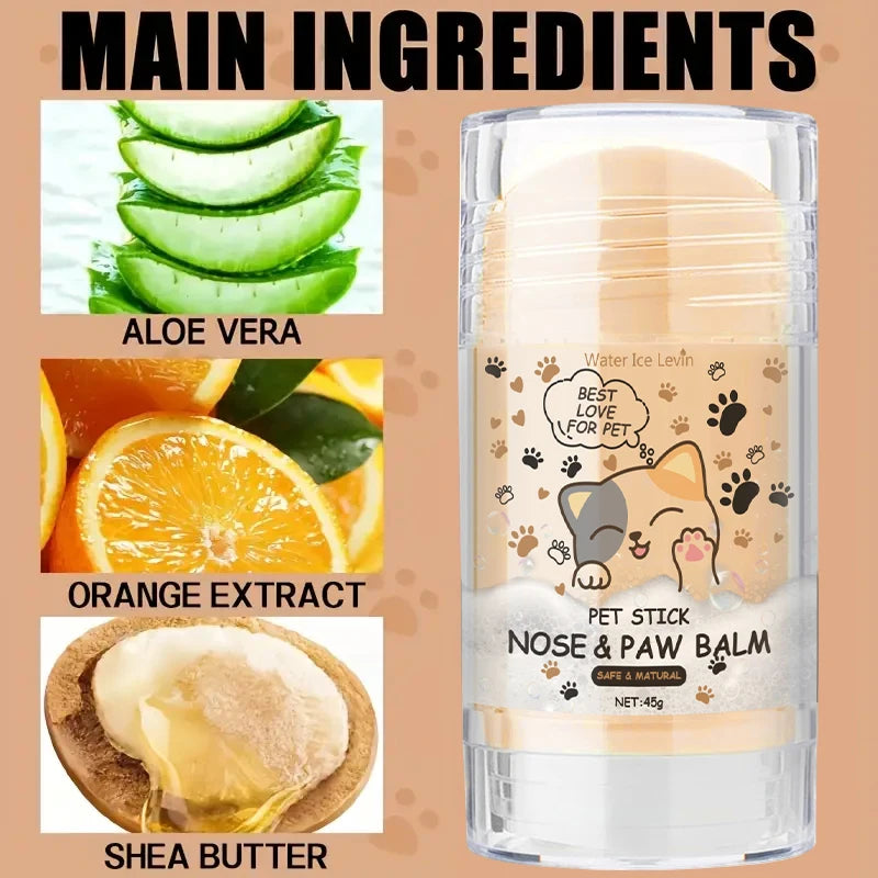 45g Dog Nose & Paw Balm – Moisturizing Cream for Dogs & Cats