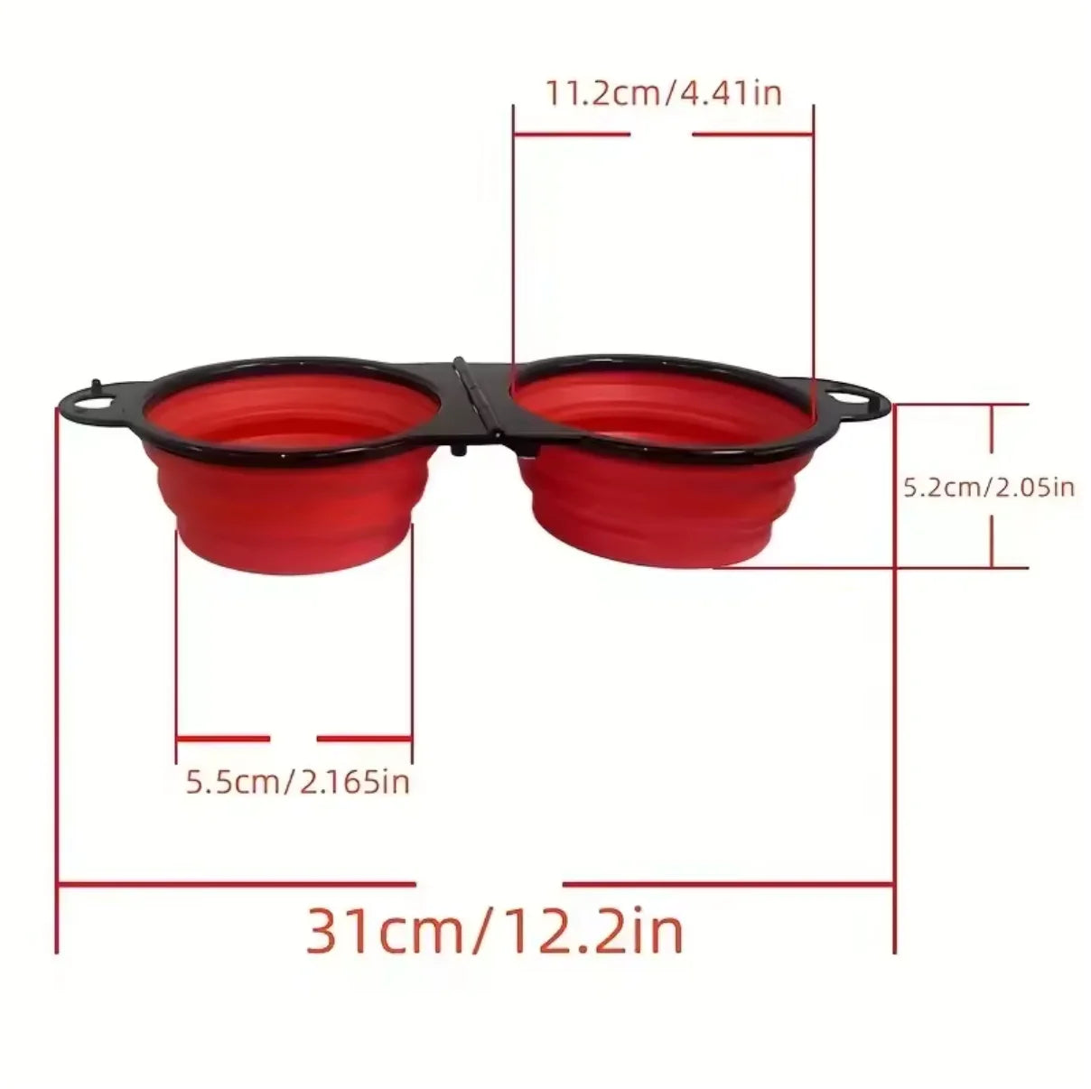 2-in-1 Portable Dog Water & Food Bottle