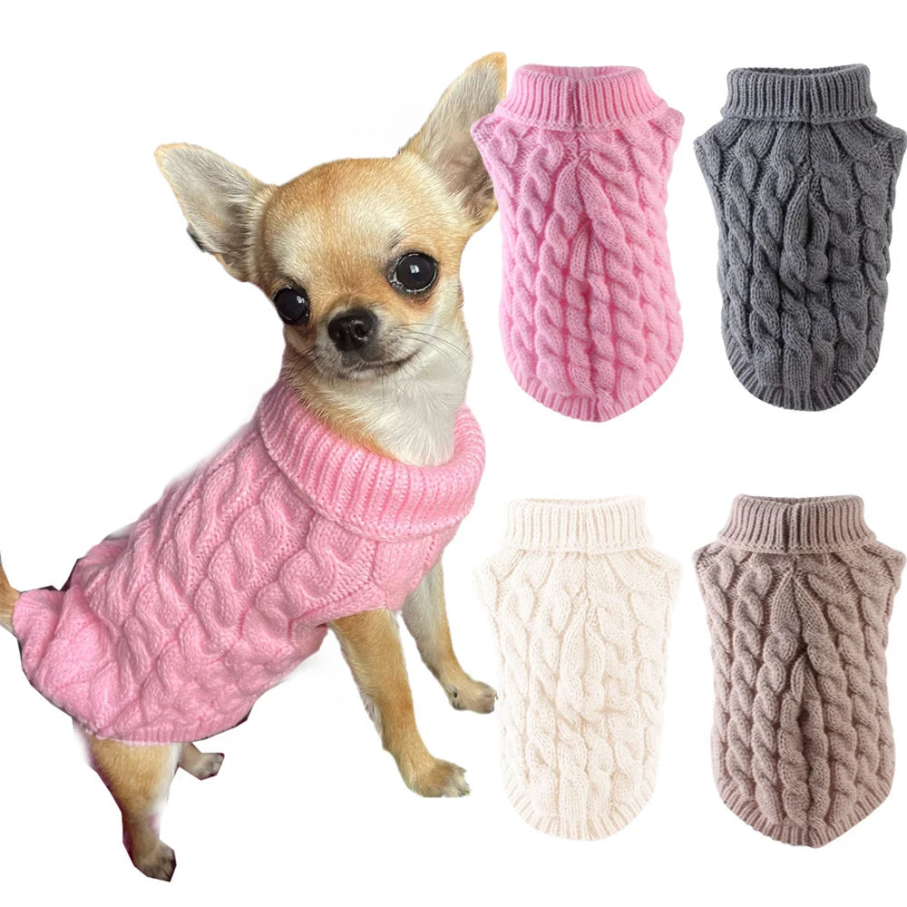 “Cozy Knit Dog Sweater – Keep Your Pup Warm & Loved 💖 Limited Stock!