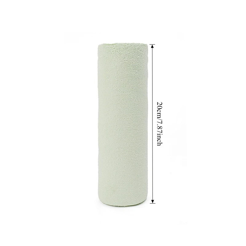 “Magic Reusable Microfiber Cleaning Roll – Sparkling Clean in Seconds!”