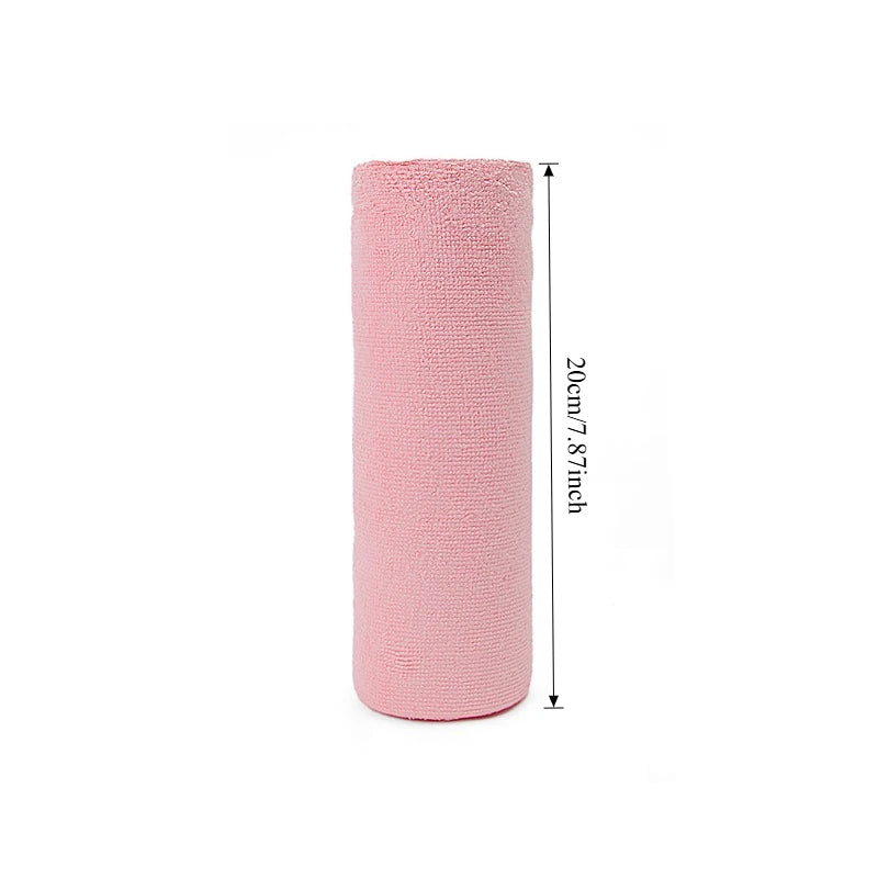 “Magic Reusable Microfiber Cleaning Roll – Sparkling Clean in Seconds!”