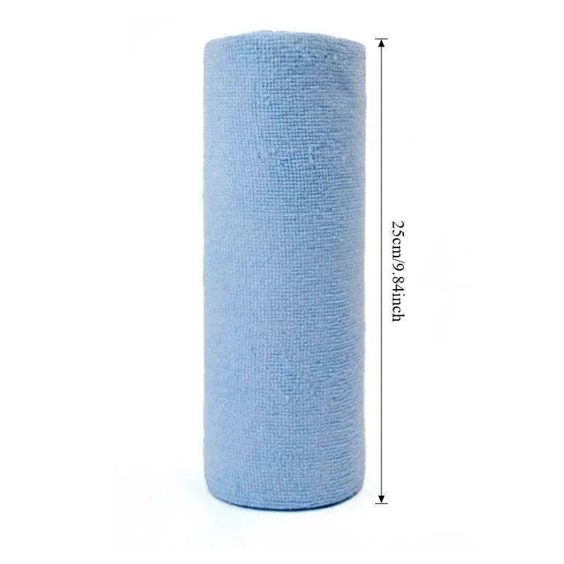 “Magic Reusable Microfiber Cleaning Roll – Sparkling Clean in Seconds!”