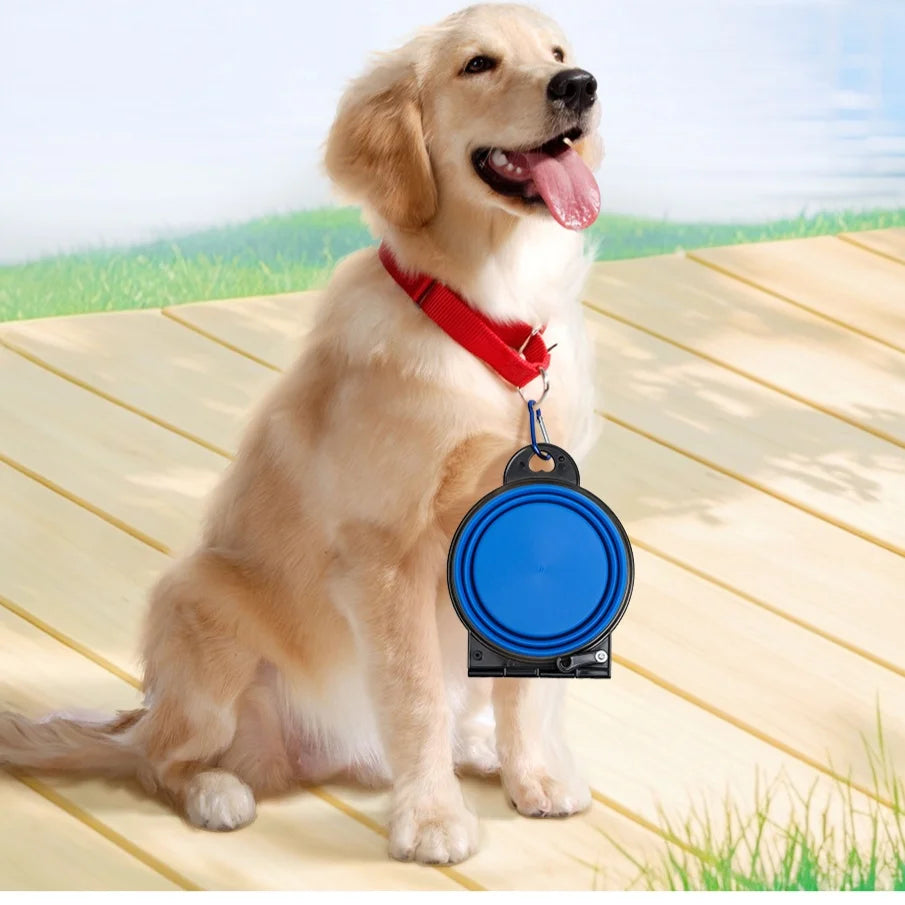 2-in-1 Portable Dog Water & Food Bottle