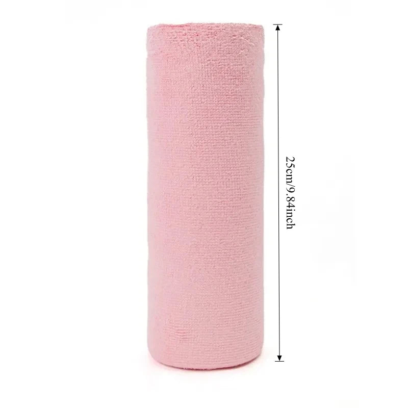 “Magic Reusable Microfiber Cleaning Roll – Sparkling Clean in Seconds!”