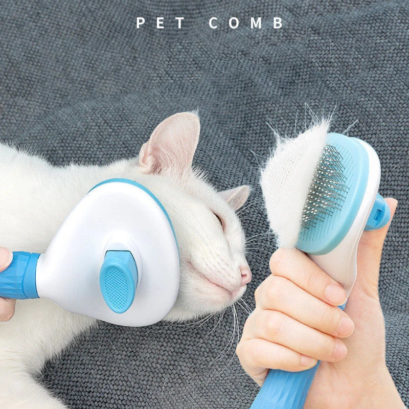“Magic Pet Hair Brush – Groom & Care for Cats & Dogs with Long Hair”