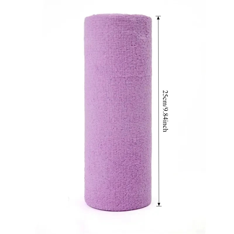 “Magic Reusable Microfiber Cleaning Roll – Sparkling Clean in Seconds!”
